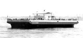 photo of The Isle of Redondo, the last barge in operation